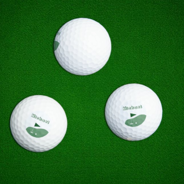 Golfplatz personalisierter Golf Golfball (Von Creator hochgeladen)