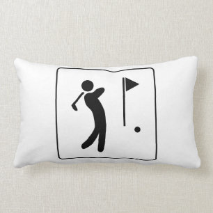Golfplatz-Piktogramm Lendenkissen