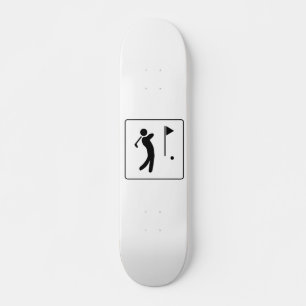 Golfplatz Piktogramm Skateboard