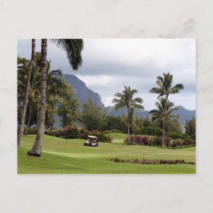 Golfplatz Poipu Bay, Kauai, Hawaii Postkarte