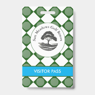 Golfplatz Presse- und Gästebadge Ausweis