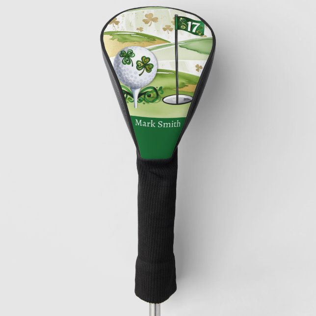 Golfplatz St. Patrick's Day Golf Headcover (Vorderseite)