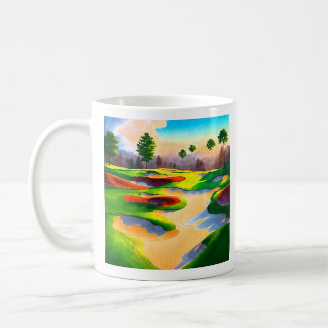 Golfplatz Utopia Kaffeetasse (Links)