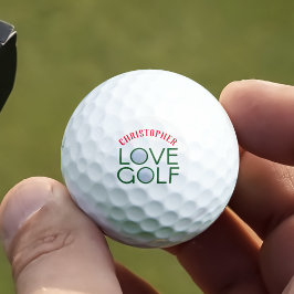 Golfplatz Vater Name Mit Monogramm Liebe Golfplätz Golfball
