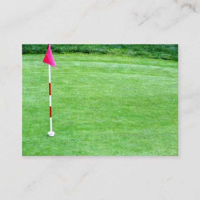 Golfplatz-Visitenkarte Visitenkarte (Vorderseite)