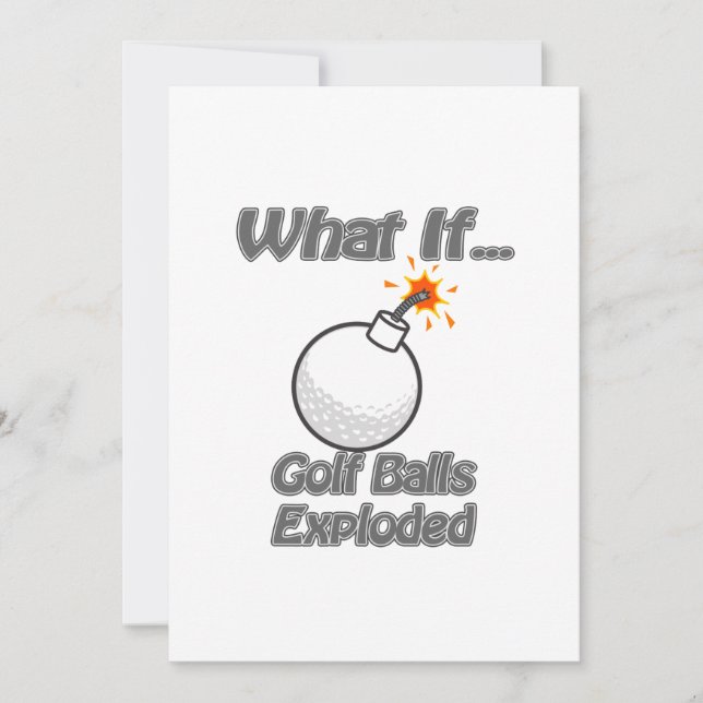 Golfplätze explodiert (Vorderseite)