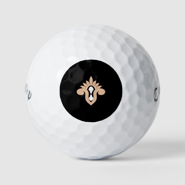 Golfplätze Golfball (Vorderseite)