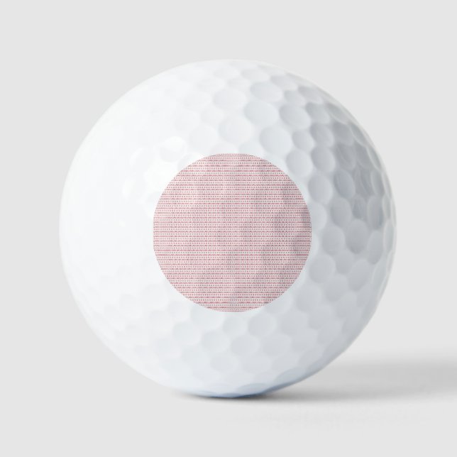 Golfplätze Golfball (Vorderseite)