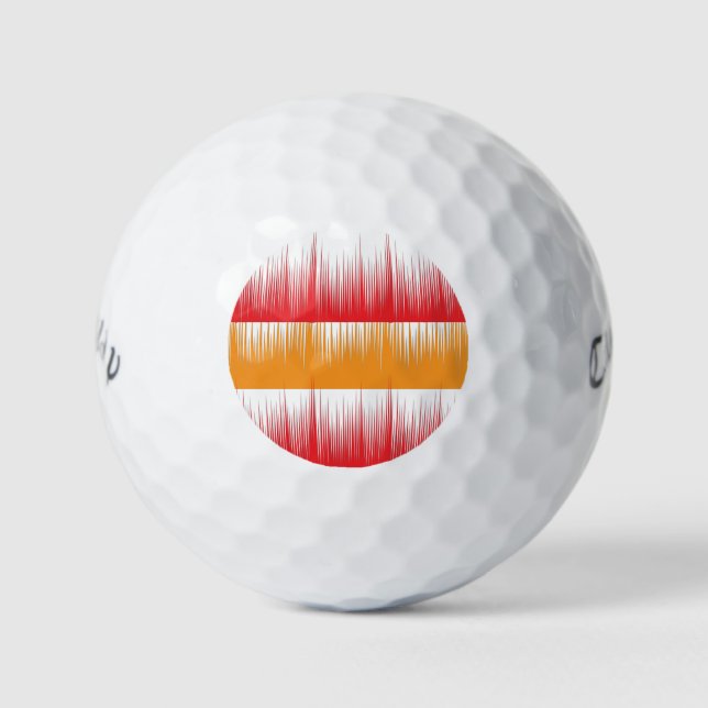 Golfplätze Golfball (Vorderseite)