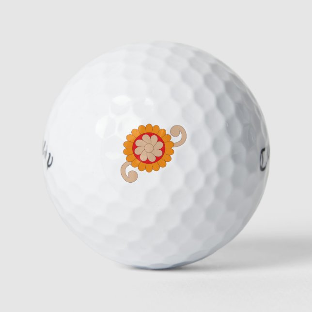 Golfplätze Golfball (Vorderseite)