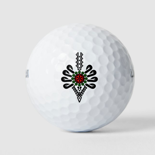 Golfplätze Golfball (Vorderseite)