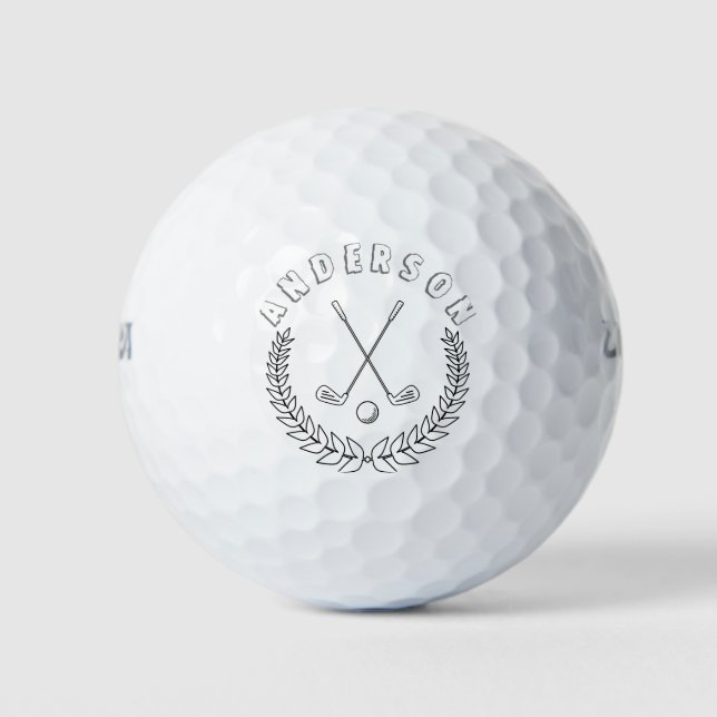 Golfplätze Golfball (Vorderseite)