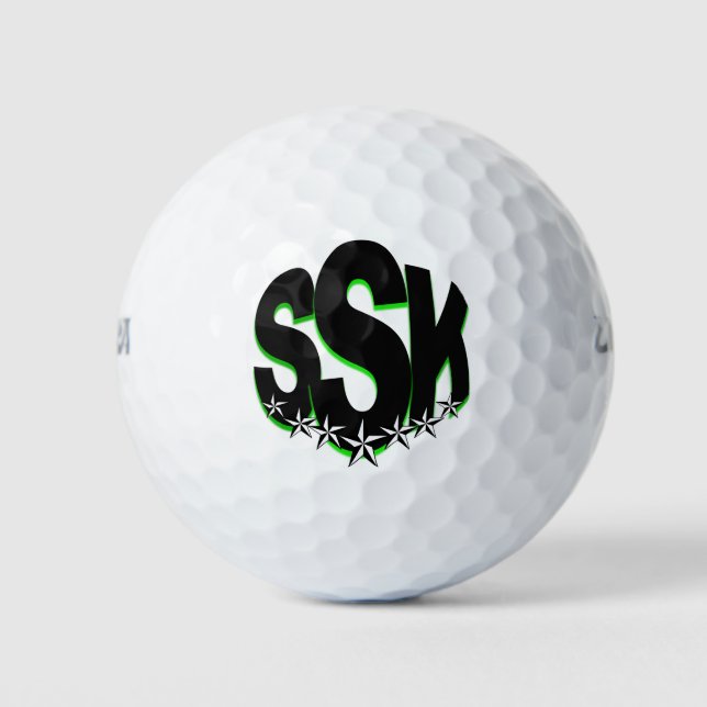 Golfplätze Golfball (Vorderseite)