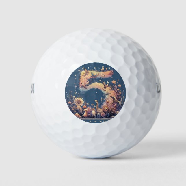Golfplätze Golfball (Vorderseite)