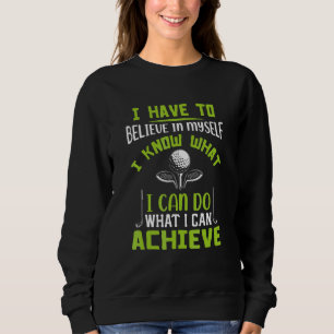 Golfplätze mit Golfclub Cool für Golfspieler Sweatshirt