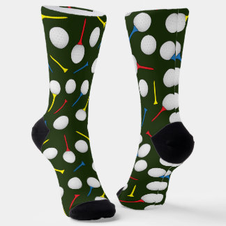 Golfplätze und T-Shirts Gemustertes Golfspielen Socken