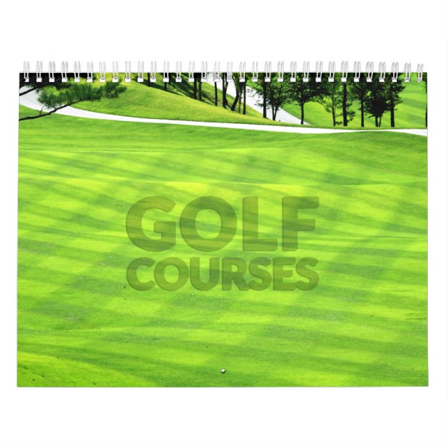 Golfplätze Wall Kalender (Titelbild)