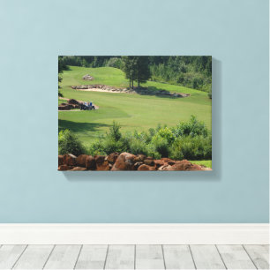 Golfplatzlandschaft Leinwanddruck