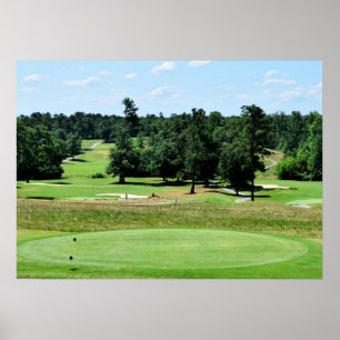 Golfplatzlandschaft Poster