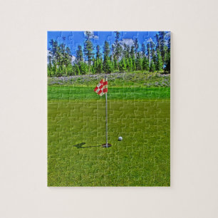 Golfplatzpuzzlespiel Puzzle