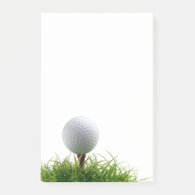 Golfpost-itanmerkung Post-it Klebezettel (Vorderseite)