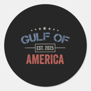 Golfregion USA seit 2025 Golf von Mexiko 2 Runder Aufkleber