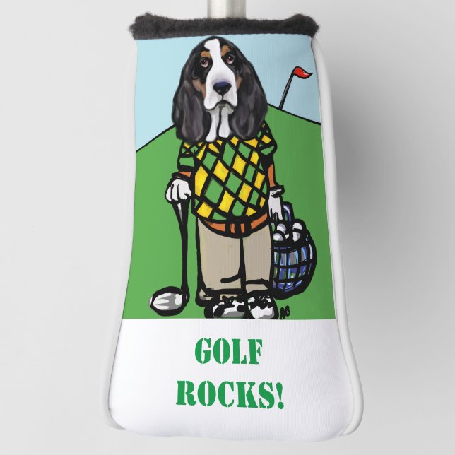 GOLFROCKS GOLF HEADCOVER (Rotieren 90)