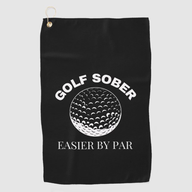 Golfschläger für Golfspieler Golfhandtuch (Vorderseite)