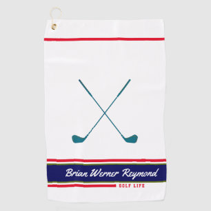Golfschläger/Golfplayer Golfhandtuch