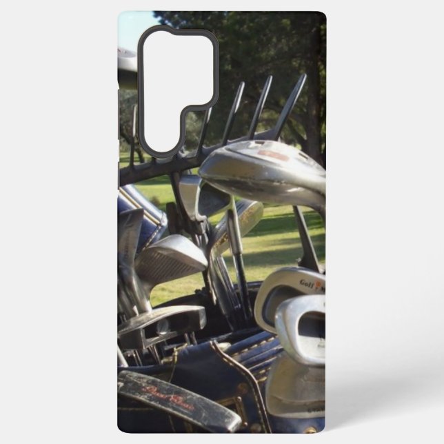 Golfschläger-Tasche Ich bin bereit, Samsung Galaxy Hülle (Rückseite)