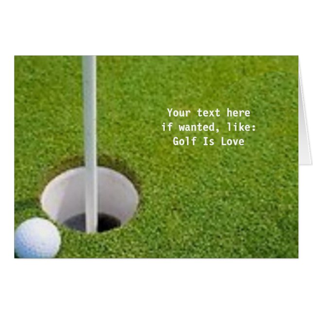 Golfschulung (Vorderseite (Horizontal))