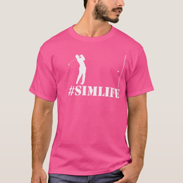 Golfsimulator T-Shirt (Vorderseite)