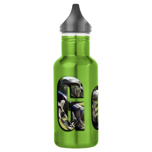 Golfspiel Dimensional Logo, Trinkflasche (Links)