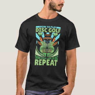 Golfspielen auf der Festplatte Spielen T-Shirt