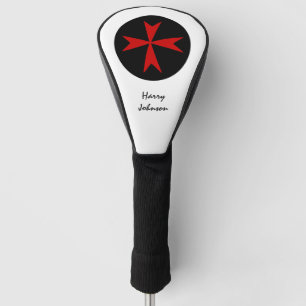 Golfspielen auf Malta und mit Monogramm Malteserkr Golf Headcover