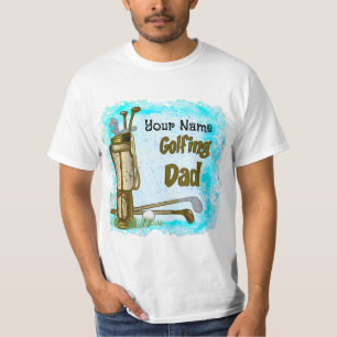 Golfspielen Golf Vater T-Shirt