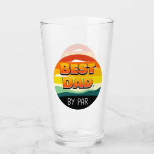 Golfspielen Golfer Vater Der beste Vater Glas