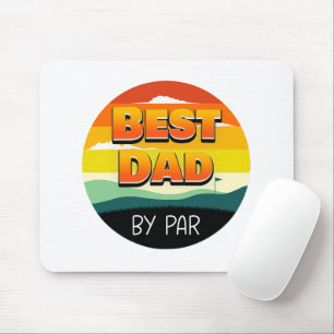 Golfspielen Golfer Vater Der beste Vater Mousepad