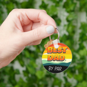 Golfspielen Golfer Vater Der beste Vater Schlüsselanhänger