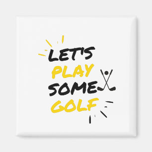 Golfspielen Magnet