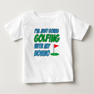 Golfspielen mit einem nicht-italienischen Großkind Baby T-shirt
