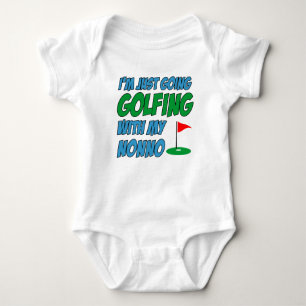 Golfspielen mit nicht-italienischem Großkind Baby Strampler