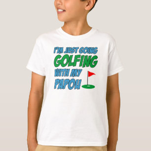 Golfspielen mit Papou Griechisches Großkind T-Shirt