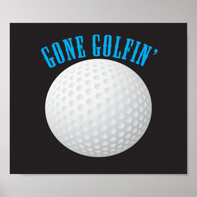 Golfspielen Poster (Vorne)