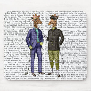 Golfspielen von Giraffen 2 Mousepad