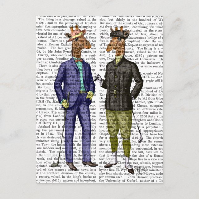 Golfspielen von Giraffen 2 Postkarte (Vorderseite)