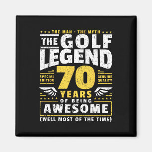 Golfspieler 70 Jahre alt Golfer Magnet