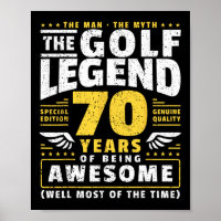 Golfspieler 70 Jahre alt Golfer