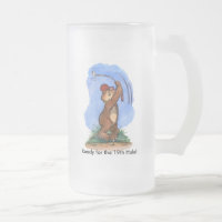Golfspieler-Bier-Tasse