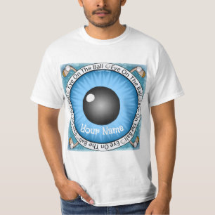 Golfspieler Blaues Auge Auf Dem Ball  T-Shirt